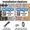 Signmission ATM Available Here, 14 in W x Rectangle, Plastic OS-2PACK-NS-P-1014-L-15252 - alternate 5